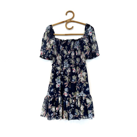 Aritzia | Wilfred | Laken Mini Dress in Classic Navy Aura Blue Size S - Picture 2 of 9